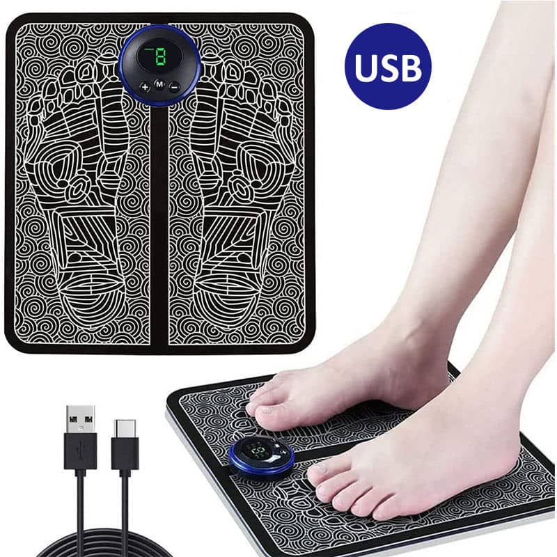 Smart EMS Foot Massager Pad: Essential Company Gifts for Employees & Neuropathy Relief